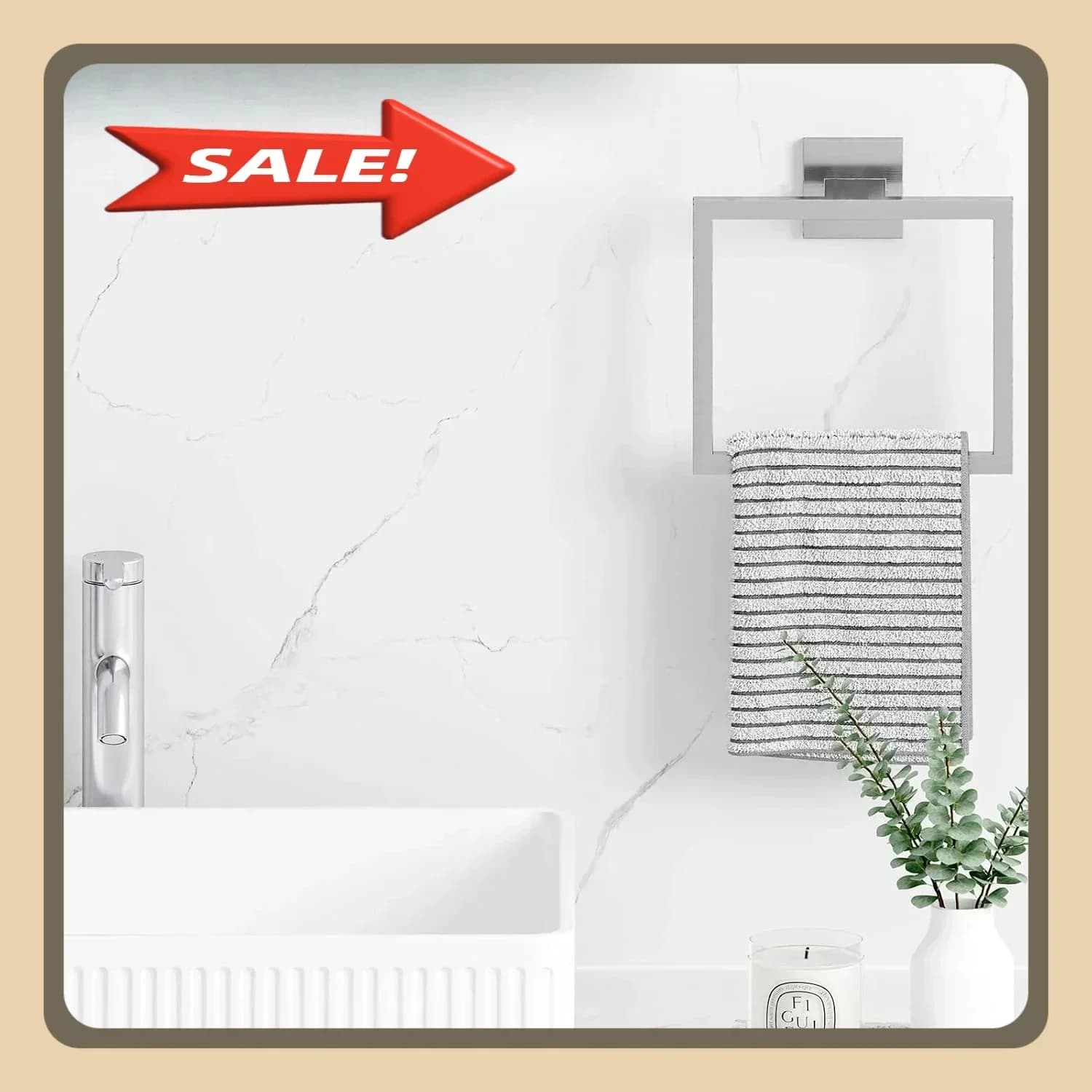 Set di Accessori per Bagno in Nichel Spazzolato da 23,6 Pollici, 20 Pezzi, Set di Accessori per Bagno in Acciaio Inossidabile, Set Portasciugamani
