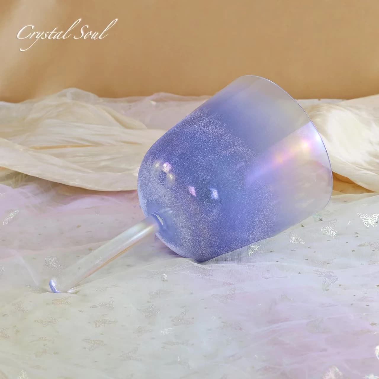 7" Crystal Singing Bowl Handheld Bowl Customized Colors Customization