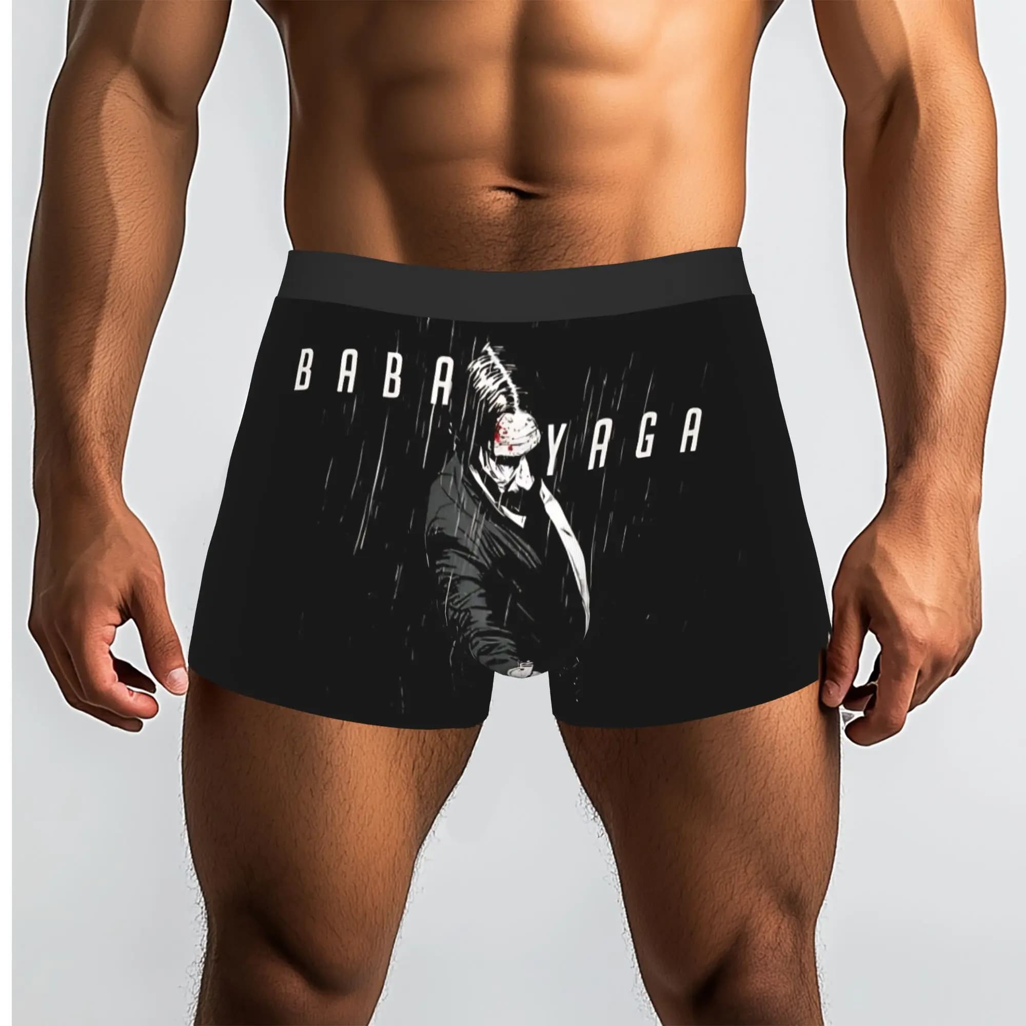 J John Wick Mutande traspiranti Mutande da uomo Pantaloncini stampati Boxer Briefs