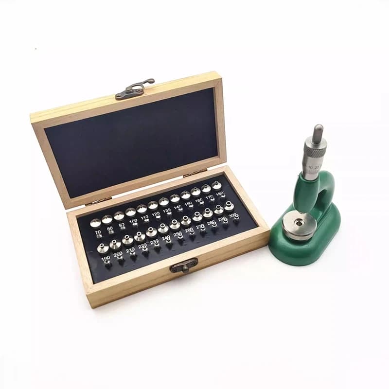 Watch Press Set Watchmaker Jewelling Tool With Micrometric Screw 4Mm&4Mm Watch Repair Tool Kit
