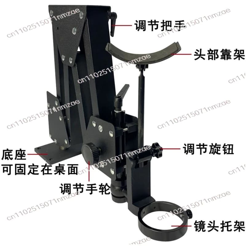 Supporto Flessibile per Microscopio Stereoscopico con Lente d'Ingrandimento, Diametro 77/85mm, per Gioielleria e Strumenti di Precisione