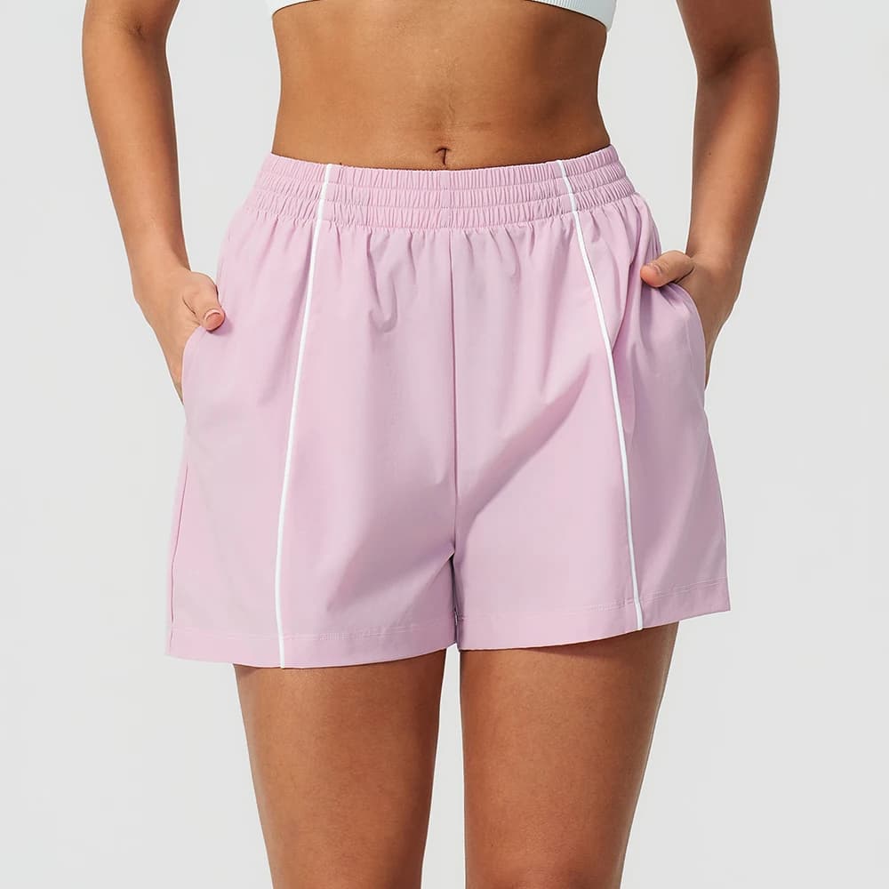 Pantaloncini da yoga a vita alta da donna, pantaloncini sportivi estivi con protezione solare, pantaloncini da ciclismo leggeri, pantaloncini da palestra e fitness da donna