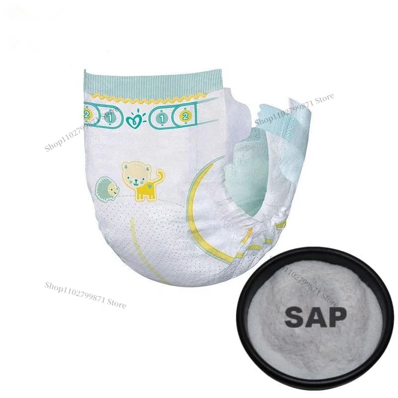 Polimero Super assorbente prezzo di fabbrica poliacrilato di sodio in polvere Sap per pannolini