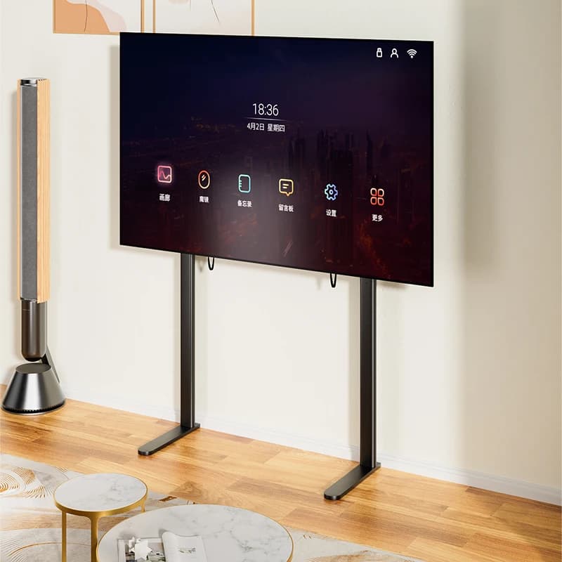 Universal TV Floor Stand Base 55'' 75 85 90" Plasma LCD Flat Screen Height Adjustable Monitor Mount Arm Bracket Suporte DZP10L