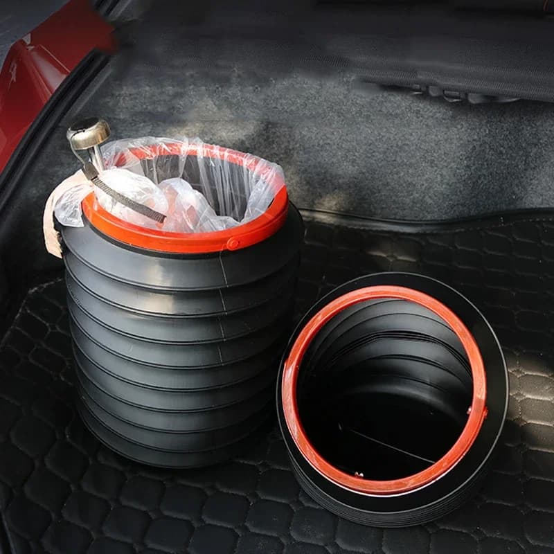 Nuovo cestino della spazzatura portatile pieghevole per auto secchio da pesca all'aperto cestino della spazzatura 4L Mini secchio di immagazzinaggio multifunzione cestino per auto