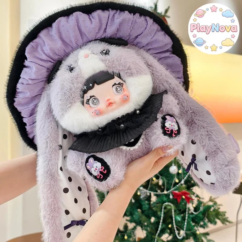 New Original Nommi Blind Box 400% Overall Mushroom Plush Ornament Doll, Gift for Girls, Original Reinforced Pack