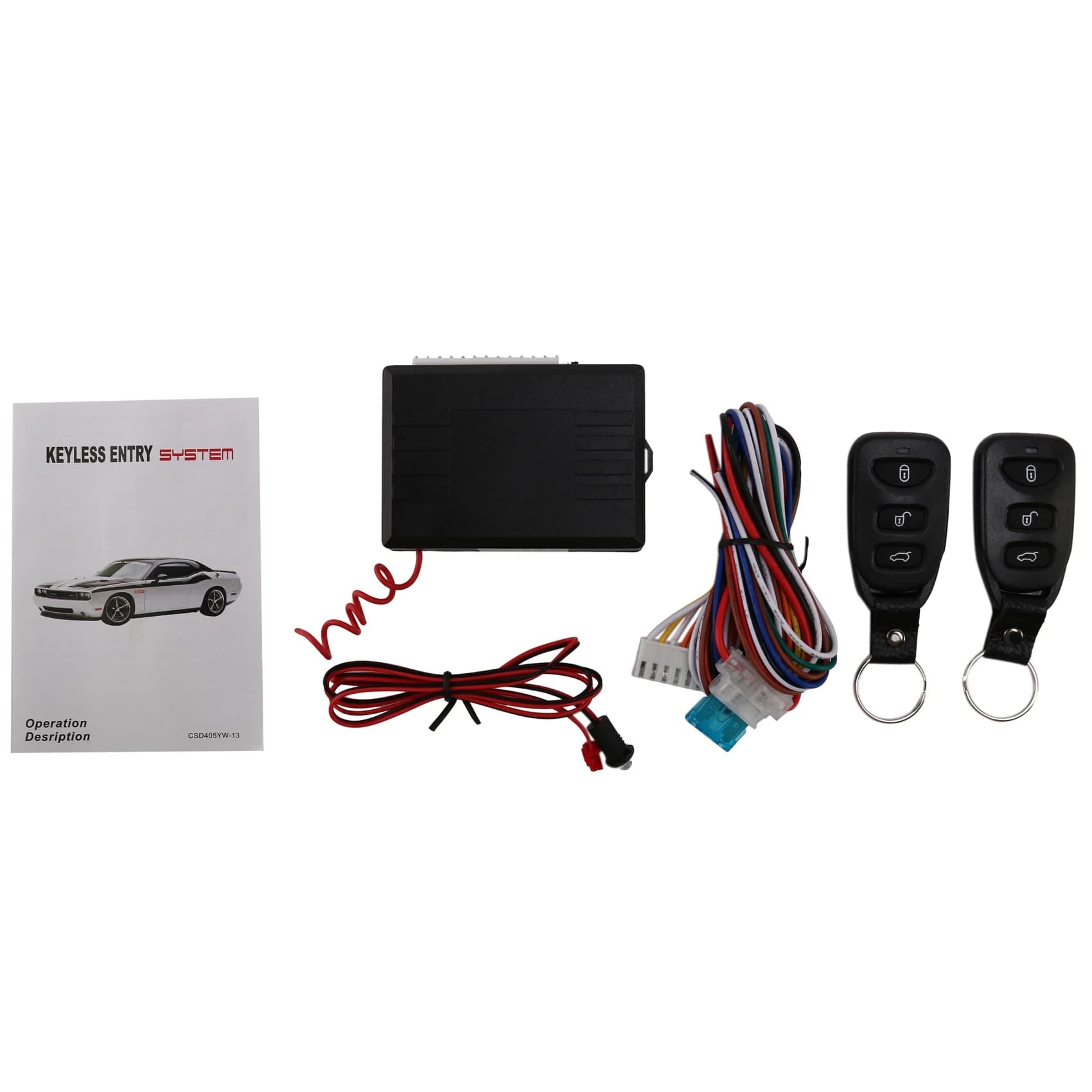 Hot Selling-Universal Car Alarm Systems Auto Remote Central Kit Door Lock Keyless Entry System Central Locking With Remote Contr