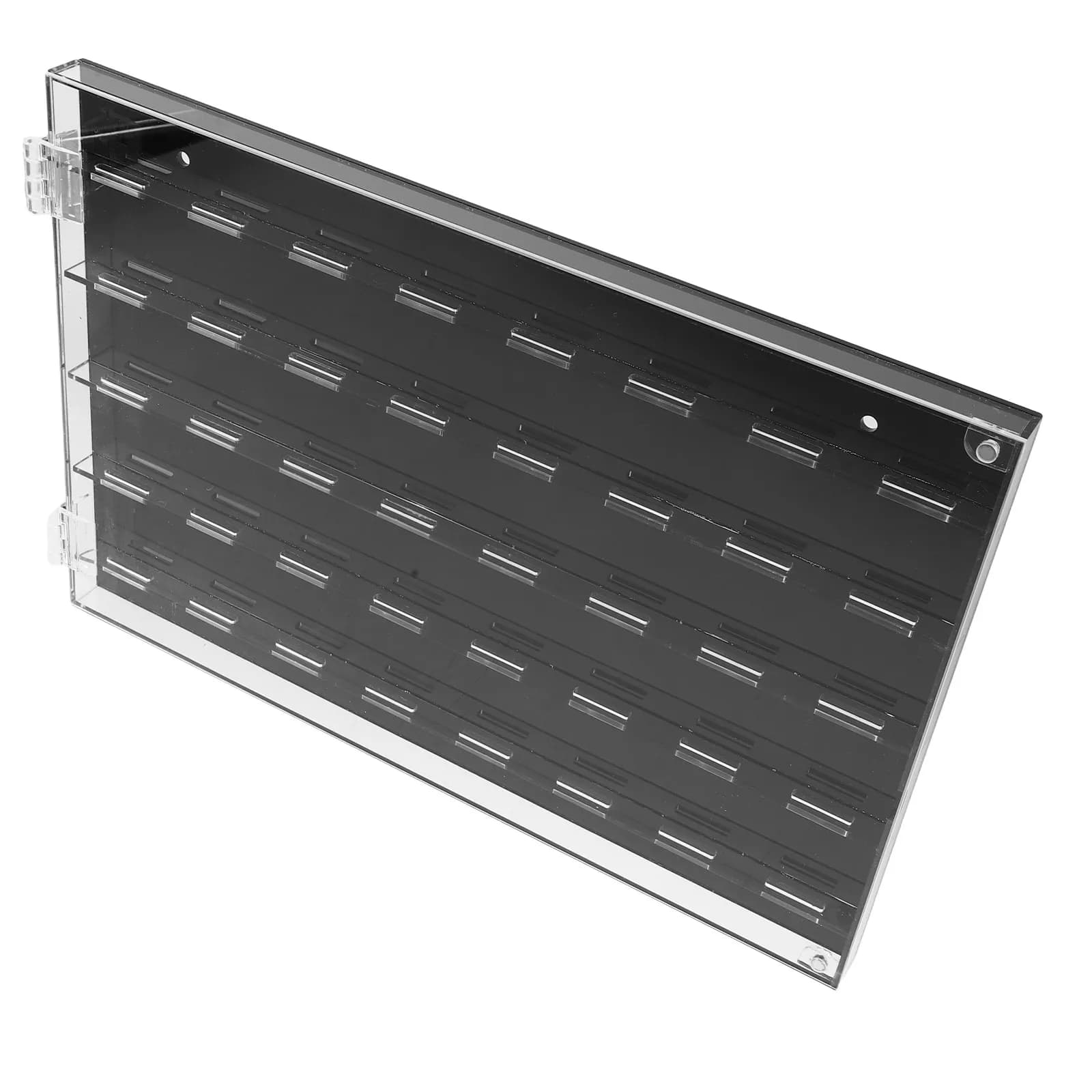 Scatola porta plettri per chitarra, contenitore trasparente per 40 plettri, organizer per chitarra acustica ed elettrica