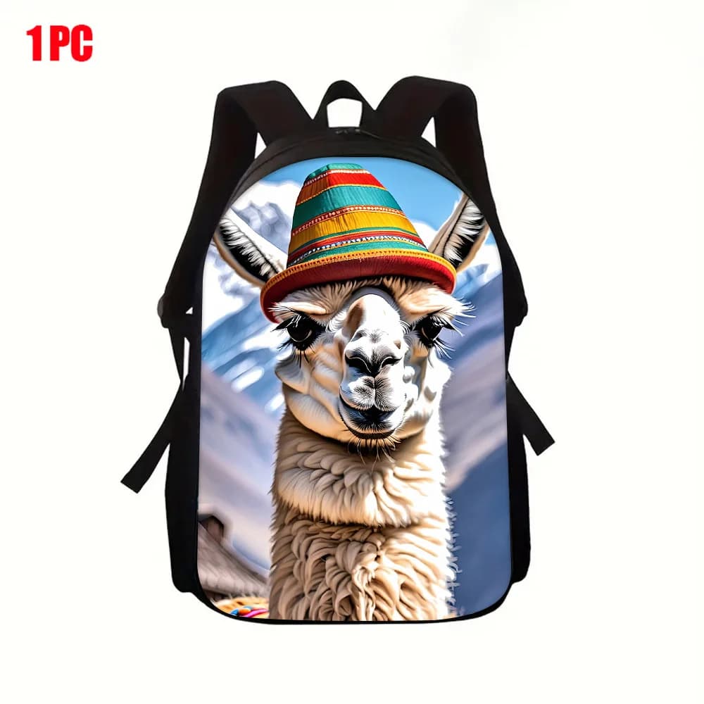 Integrated casual backpack in camel fleece, elegant backpack, generous space, with laptop compartment, zip closure