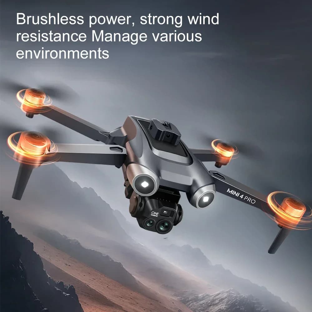 Drone Professionale V600, Doppia Fotocamera HD, Video Live WiFi FPV, Posizionamento GPS a Flusso Ottico, Lunga Durata della Batteria, Quadricottero RC Giocattolo