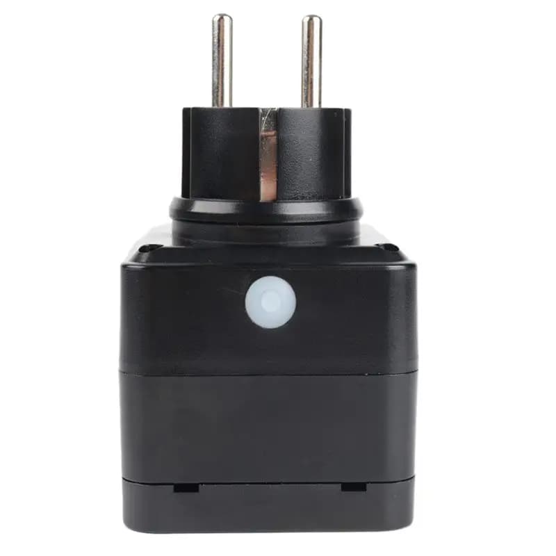 ABWZ-Smart WIFI Power Metering Socket Tuya Wifi EU Plug 16A IP44 Waterproof Electricity Monitoring Device