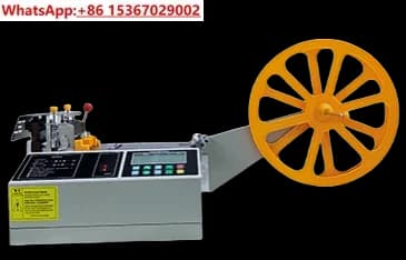 Tape Cutting Machine High Quality Automatic Hot and Cold Zipper Velcro Elastic Band Trademark Electronic Eye Speed Quantity