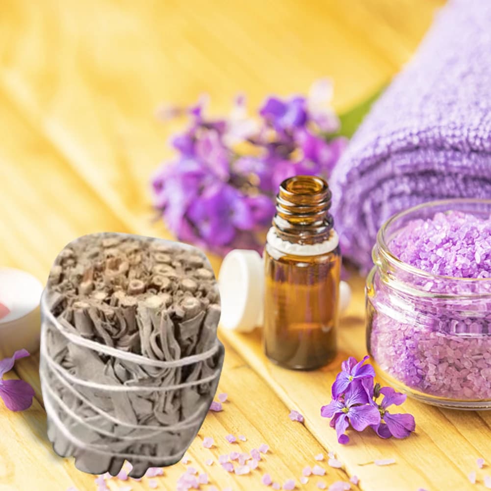 Practical White Sage Bundles Multifunctional Bundle Sage Pure Leaf Smoking Spiritual for Yoga Home Cleansing Healing