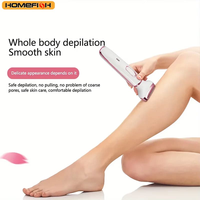 Rasoio elettrico 4 in 1 per donna Rasoio Lady Rasoio Corpo Tagliacapelli per ascelle Bikini Braccio Gamba Viso Baffi Portatile Indolore