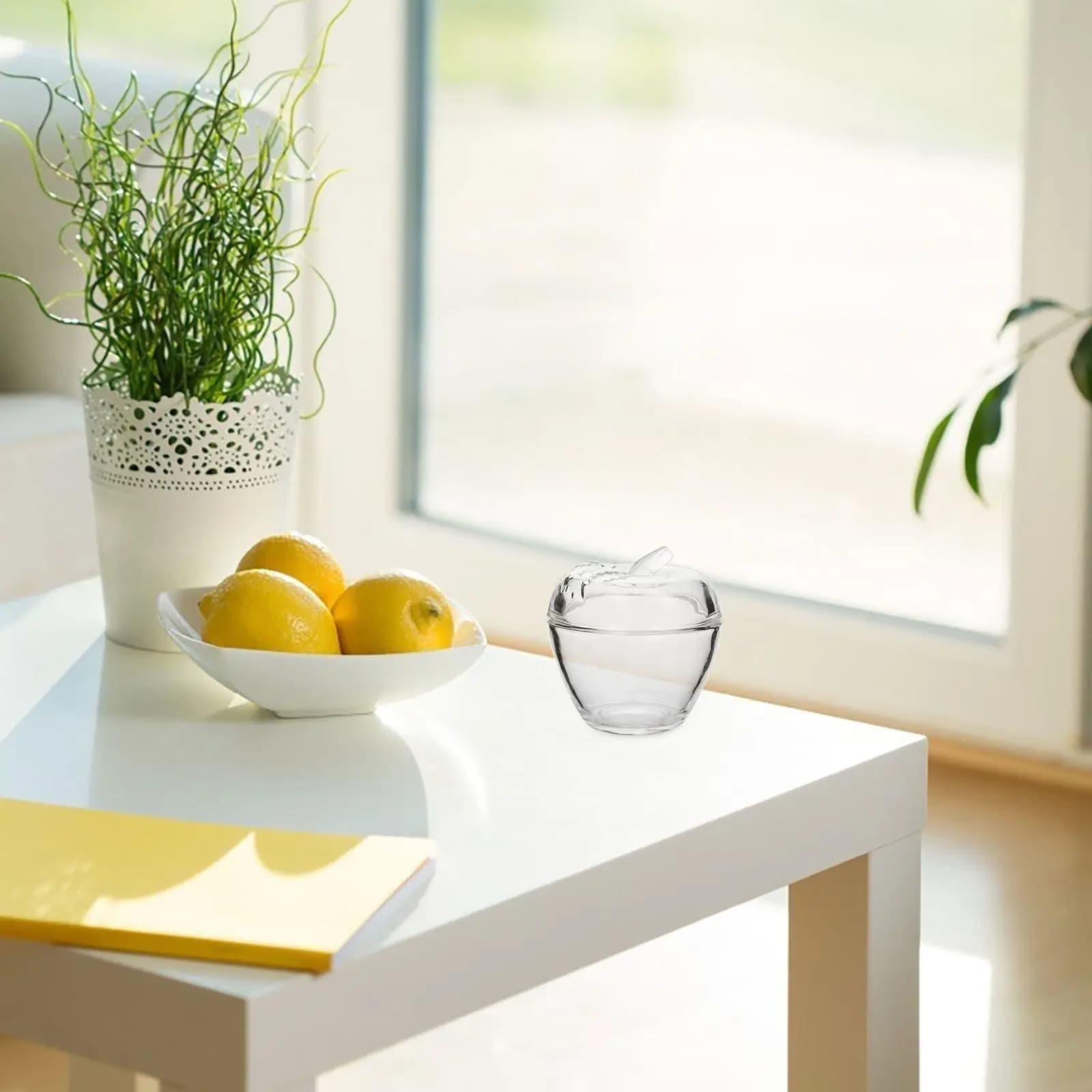 Barattolo in Vetro Trasparente per Conservazione Alimenti, Contenitore Sigillato per Uso Domestico e Ristorante