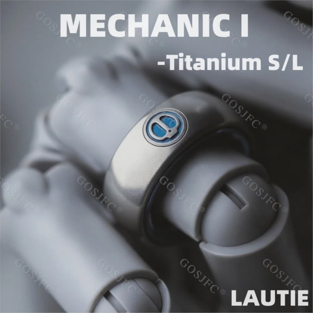 LAUTIE Mechanic-I Fidget Ring Spy Wars Series Lega di titanio Giocattolo antistress Anello Spinner Fidget Toys per adulti