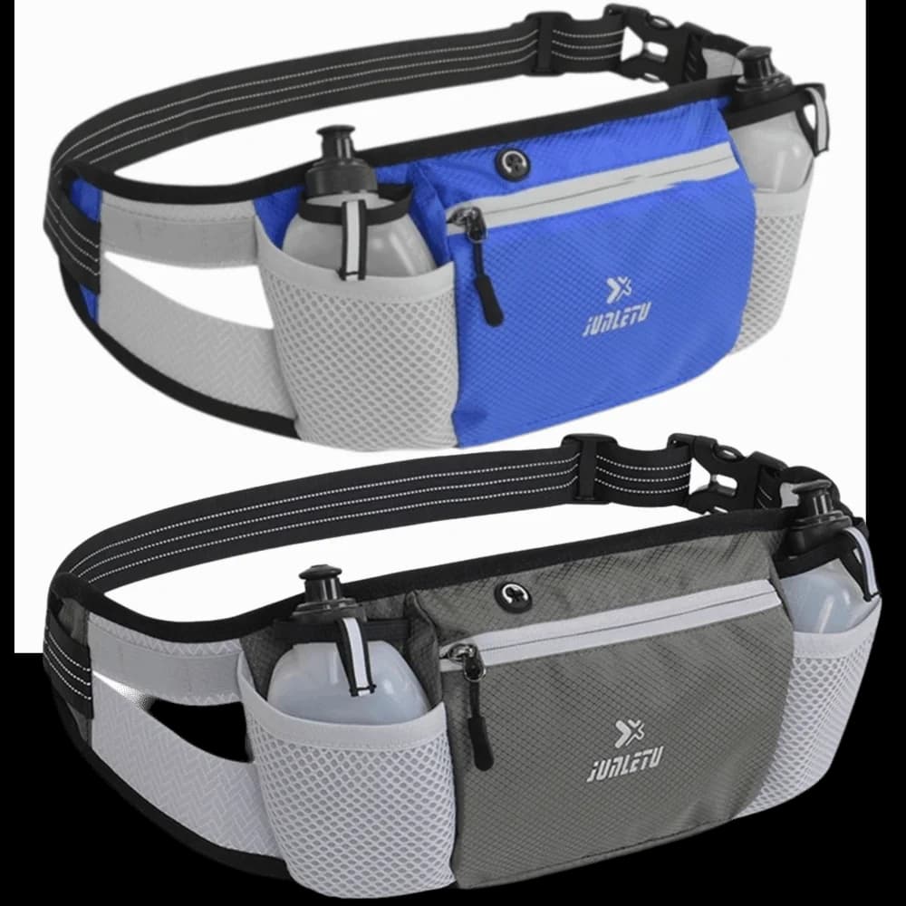 Water Resistant Running Belt Adjustable Strap Zippered Pouch Waist Pack Lightweight Desig Breathable Material Fanny Pack