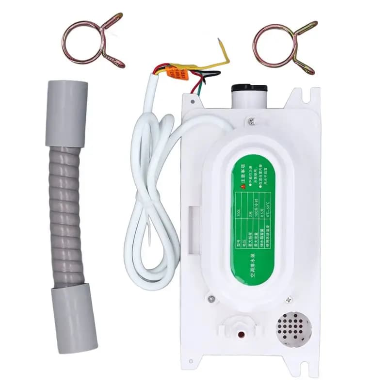 Pompa di Sollevamento ABBN-HVAC Automatica per Drenaggio HVAC 100L/H con Serbatoio da 500ml per Deumidificatore 100-230V, Pompa di Condensa HVAC