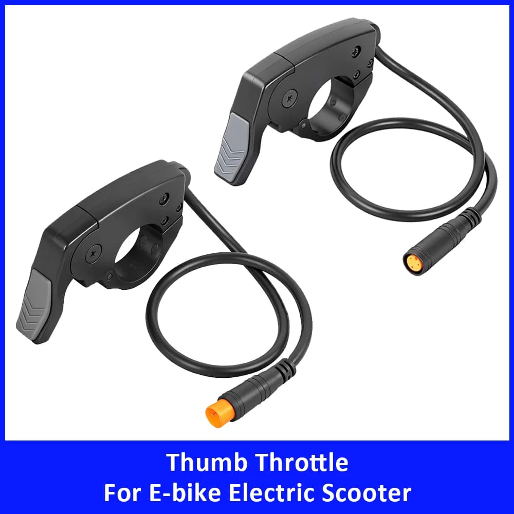 36V 48V 60V 72V Universale Aceleratore A Pollici per E-bike Scooter Elettrico Accessori Parte TT009 3Pin Connettore Manubrio Acceleratore