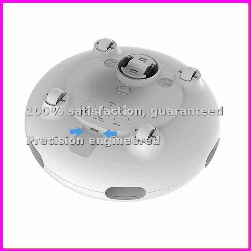 Giocattolo Elettronico UFO per Gatti, Gioco Interattivo Intelligente con Piattaforma Rotante Automatica - AD23