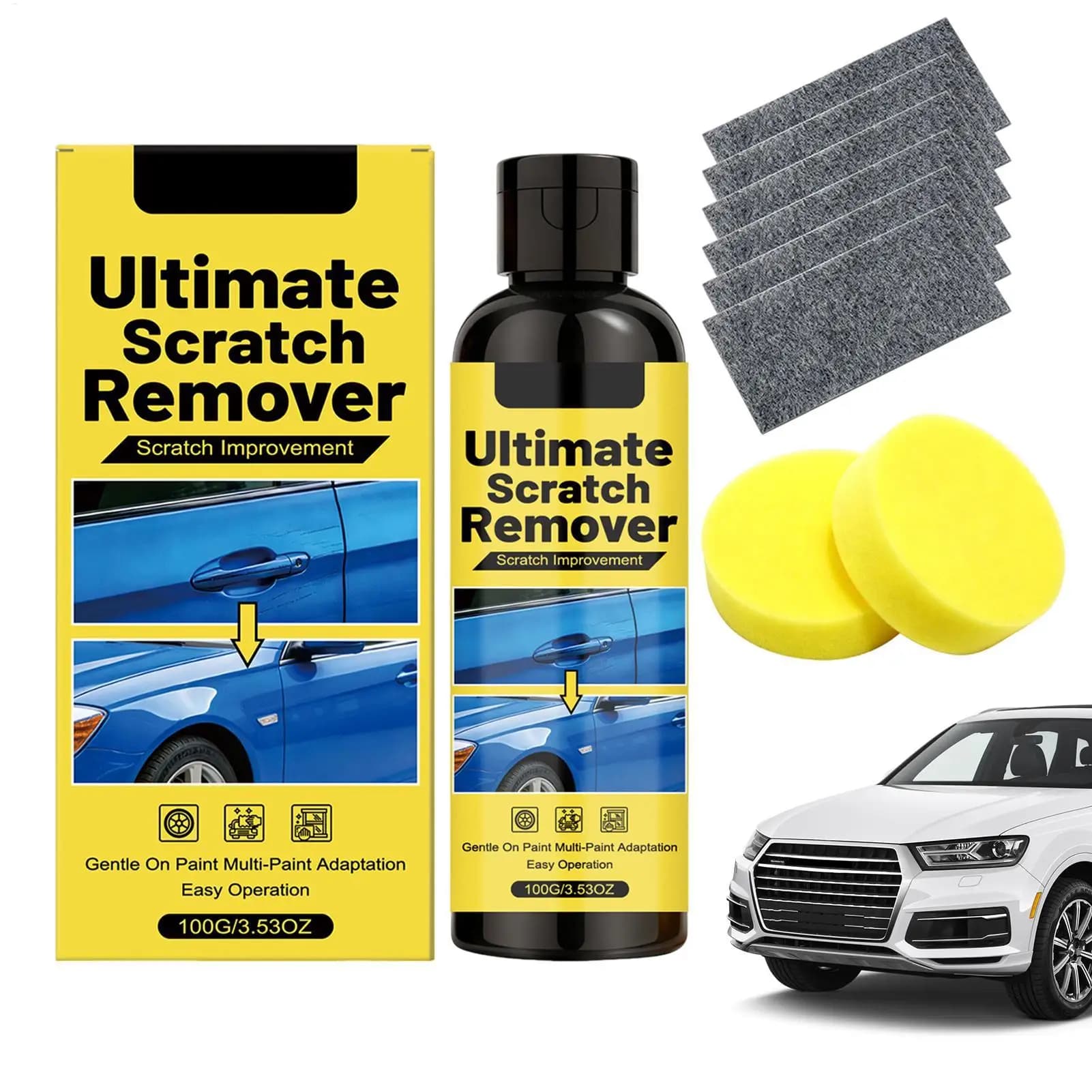 100ml Car Scratch Repair Multi-Purpose Easy Fast Removal Paste Car Scratch Removal Balm for Detailing Polishing Care Motorcycle