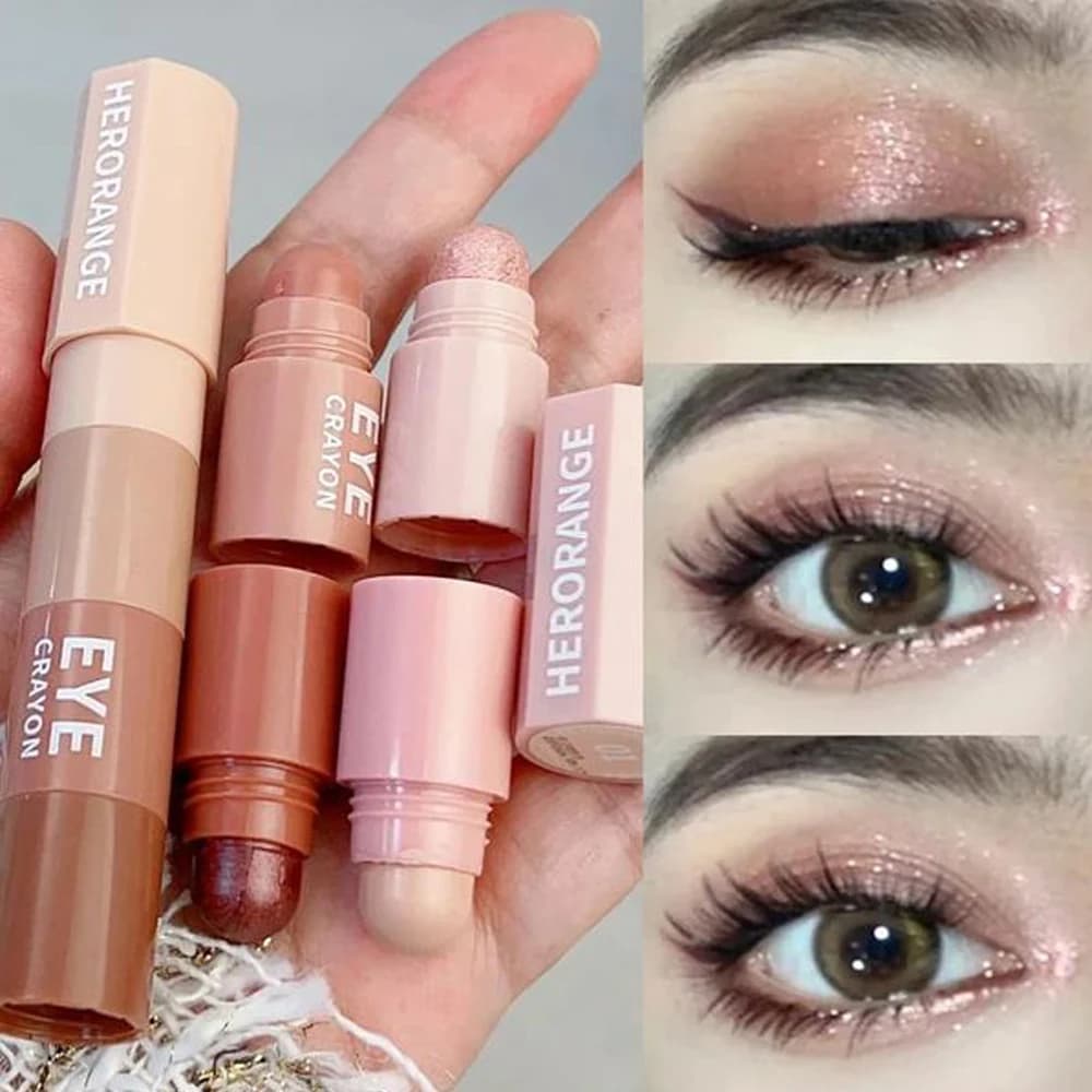 New Multipurpose Shade Pen Mini Cannonball Shade Pen Kit Matt Velvet Pigment Shimmer Evidenzia Makeup Combination