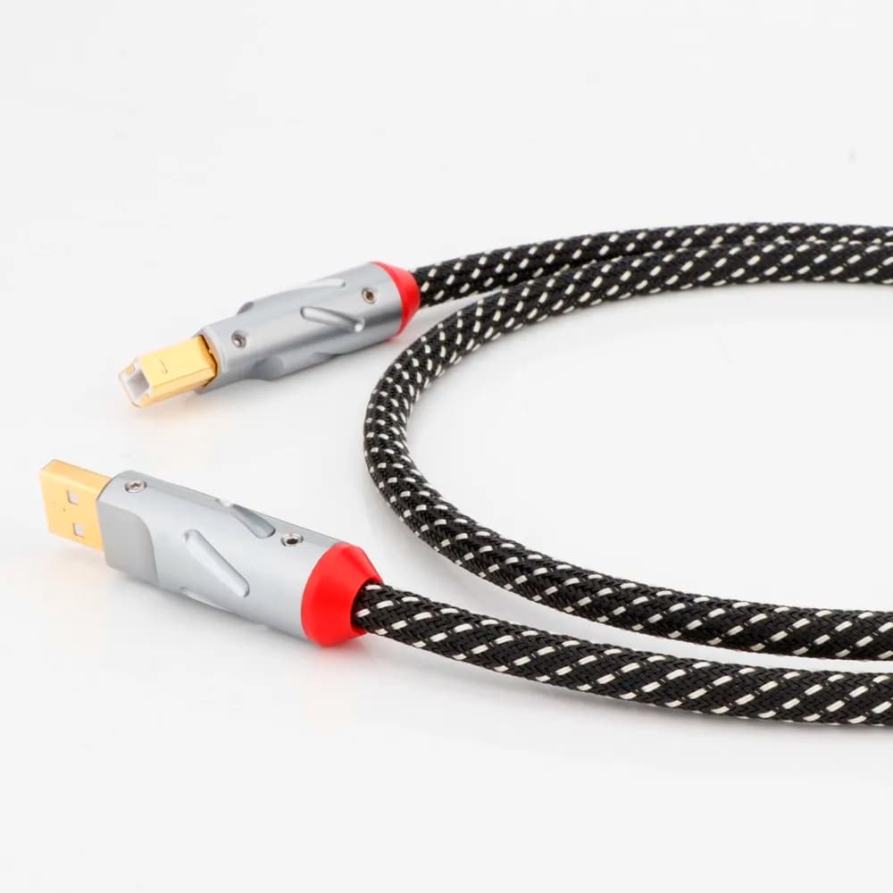 Cavo HIFI USB OTG cavo USB da tipo A A B cavo USB 4N OFC da tipo C A tipo B cavo Audio monosaudio 24K placcato oro A51/B51/C51