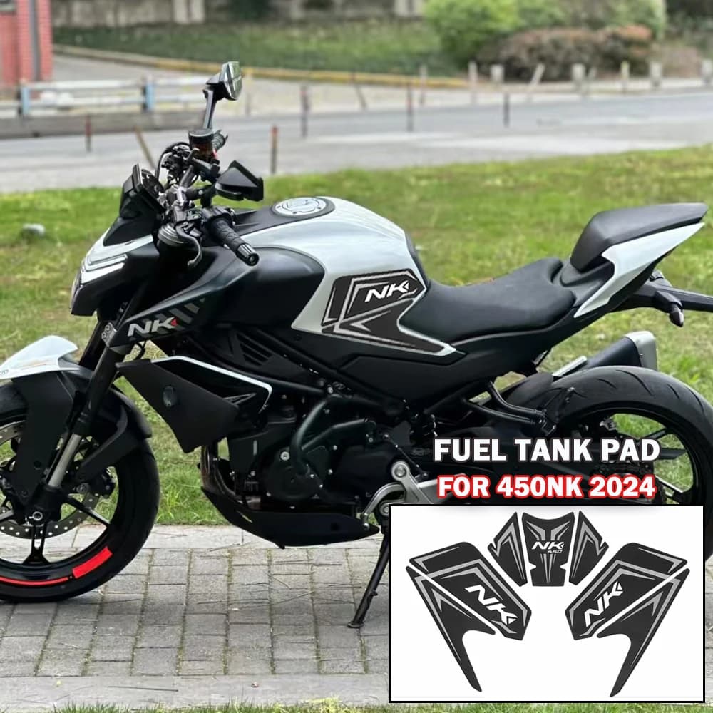 Lato moto serbatoio carburante pad PER CFMOTO 450NK NK450 450 NK CF450 2024 Rilievi del serbatoio Protezione Adesivi Ginocchio Grip Traction Pad