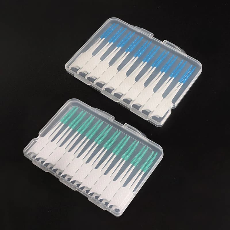 Teeth Floss Oral Hygiene Teeth Cleaning Interdental Brushes Silicone Toothpicks Soft Bristle Clean Between Teeth Toothbrush