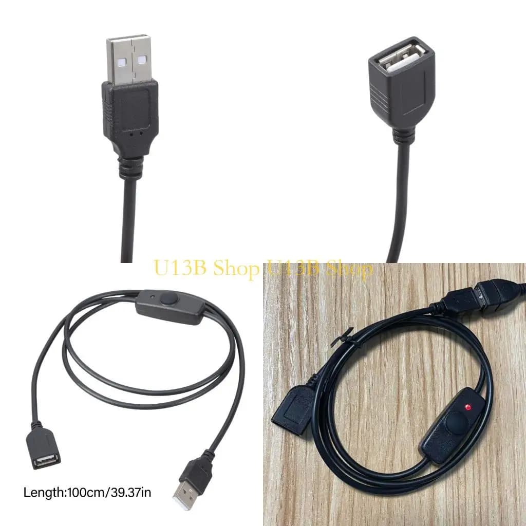 Cavo prolunga USB U13B Cavo prolunga USB 2.0 Cavo prolunga da maschio a femmina con interruttori per fotocamera