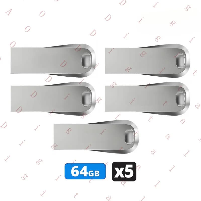 MTN- Chiavetta USB in Metallo SanDisk Ultra Luxe da 64GB (Confezione da 5)