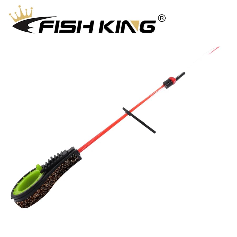 FISH KING Winter Ice Fishing Rod Portable Winter Ice Fishing Pole Spinning Rods per Ice Winter Fishing Tackle
