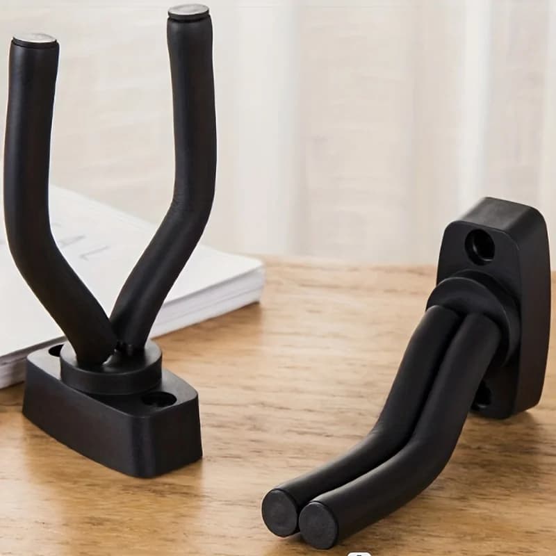 1PC Guitar Holder Wall Mount Stand Parts and Accessories Home Organiser Instrument Display Guitars Hook Wall Hangers Guitar Picks U Shaped Hook Wall Mounted Hook