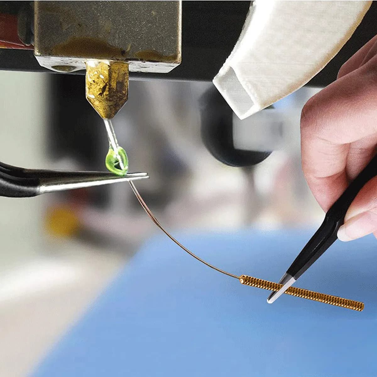 10Pcs 0.4mm Stainless Steel Nozzle Cleaning Needle for 3D Printers High Durability Easy Handling Odorless Reusable Cleaning