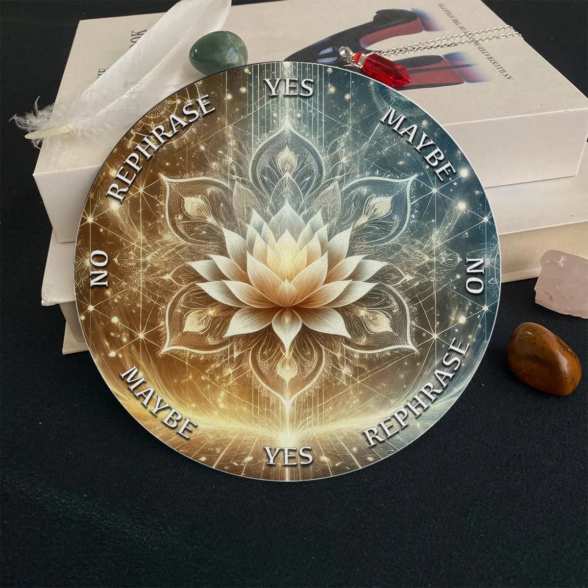 Astrological Pendulum Magic Pad Altar Ceremony Spirit Cushion Synthetic Rubber Pad A Gift For Astrology Enthusiasts