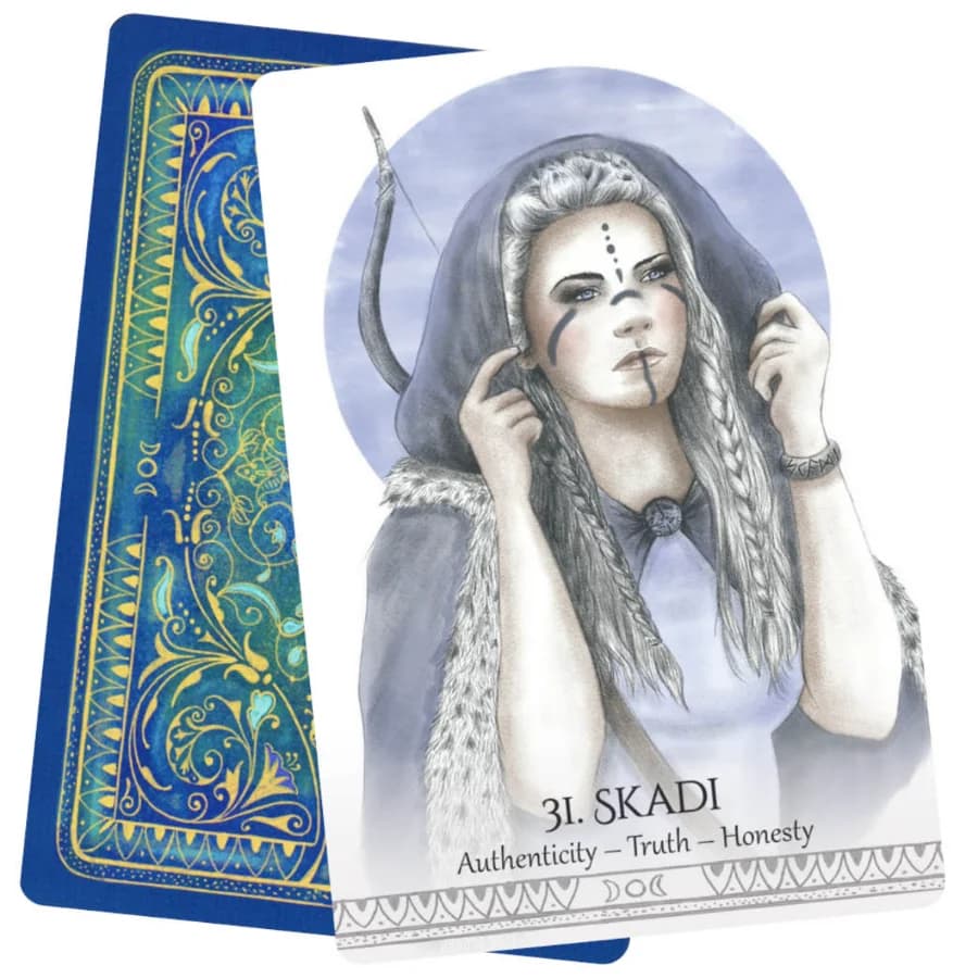 10.4*7.3cm The Goddess Spirit Oracle Deck 44 pezzi di carte