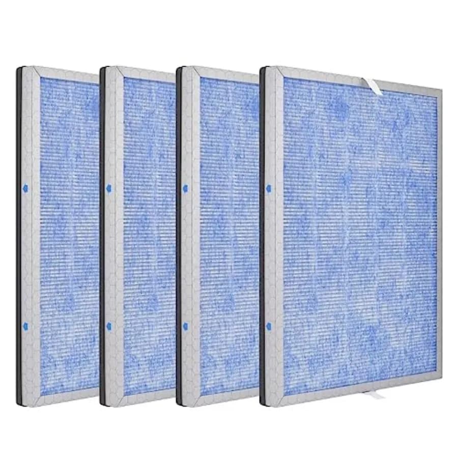 Filtro di Ricambio Aggiornato per Purificatore d'Aria, Compatibile con Purificatori d'Aria Membrane Solutions MSA3 e MSA3S, Filtro HEPA H13 3-in-1