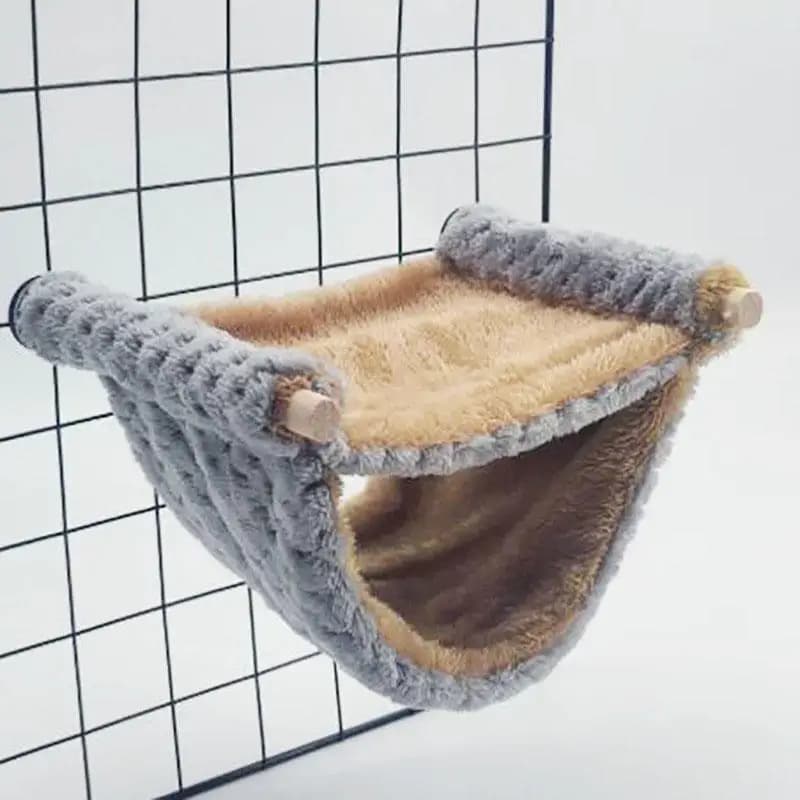 Small animals hammock, warm bed in plush double thickness for hamster cages, sleeping bag, hanging beds for trees, hamster nest