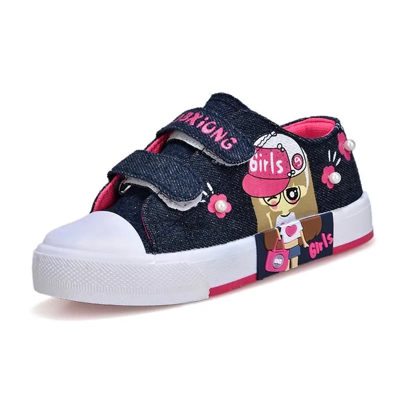 Scarpe di tela per bambini Fondo morbido Moda Bambini Scarpe da corsa sportive casual Scarpe da ginnastica piatte per bambini traspiranti antiscivolo