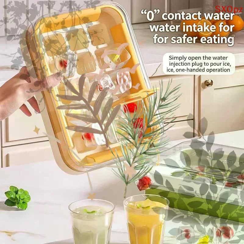 Creative Reusable Square Mini Ice Molds, Drink Freezing Kitchen Gadgets & Tools