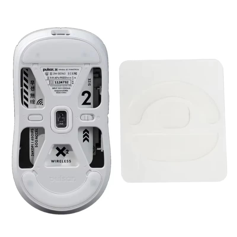 1Pack Original Esports Tiger Gaming ICE V2 Mouse Feet Mouse Skates for PULSAR X2 Wireless / X2 Mini Wireless Mouse