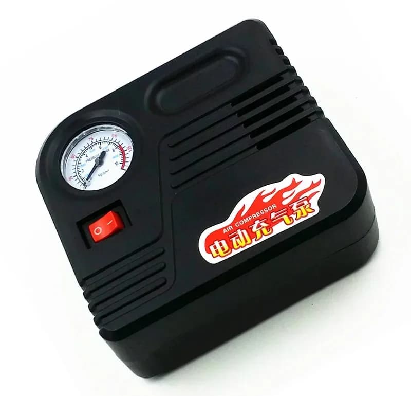 Pompa di gonfiaggio per pneumatici per bici automatica con compressore d'aria elettrico portatile 12V 150PSI per auto