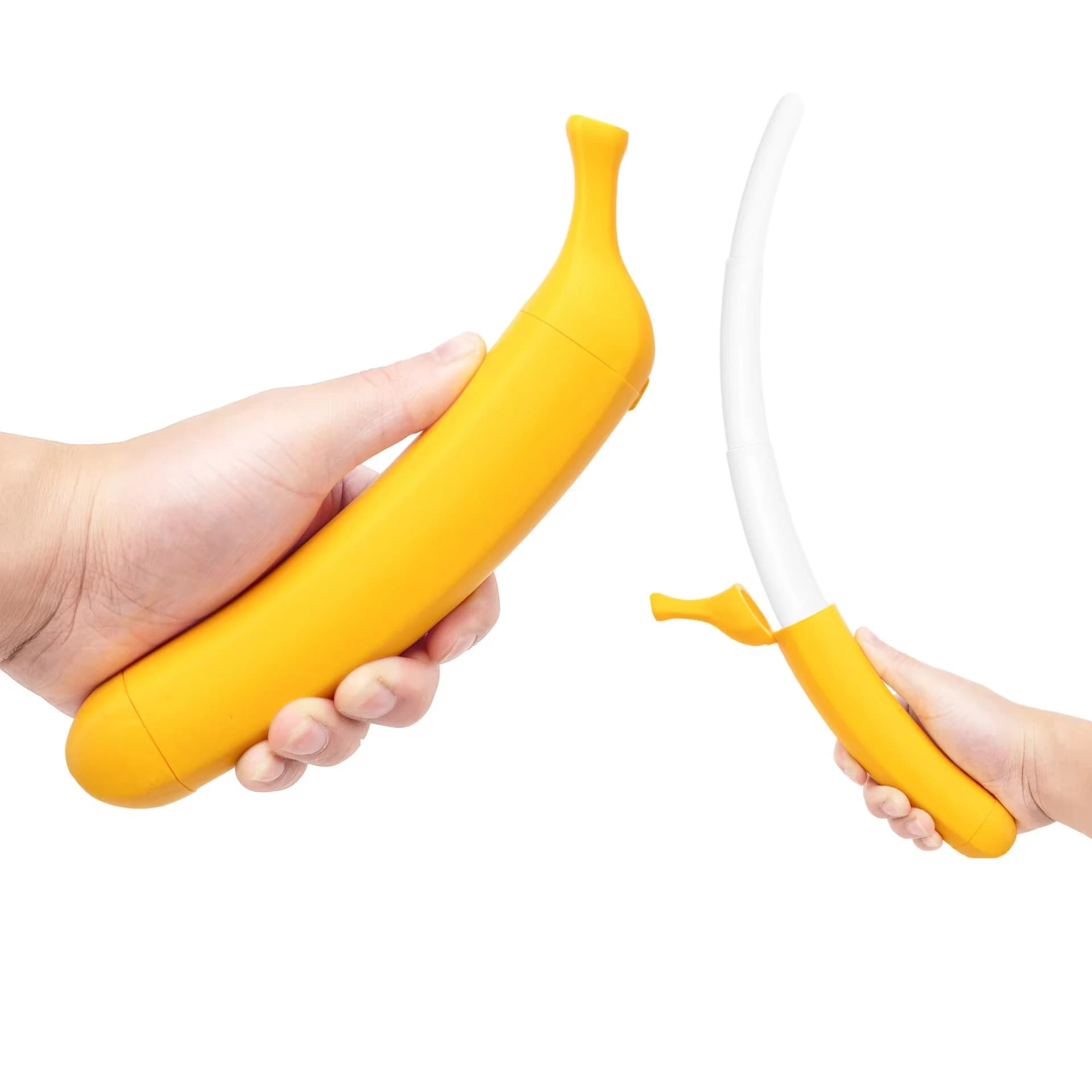 Spada telescopica a banana stampata in 3D Decompressione portatile Simulazione creativa Frutta Puntelli Ornamenti Regali Artigianato