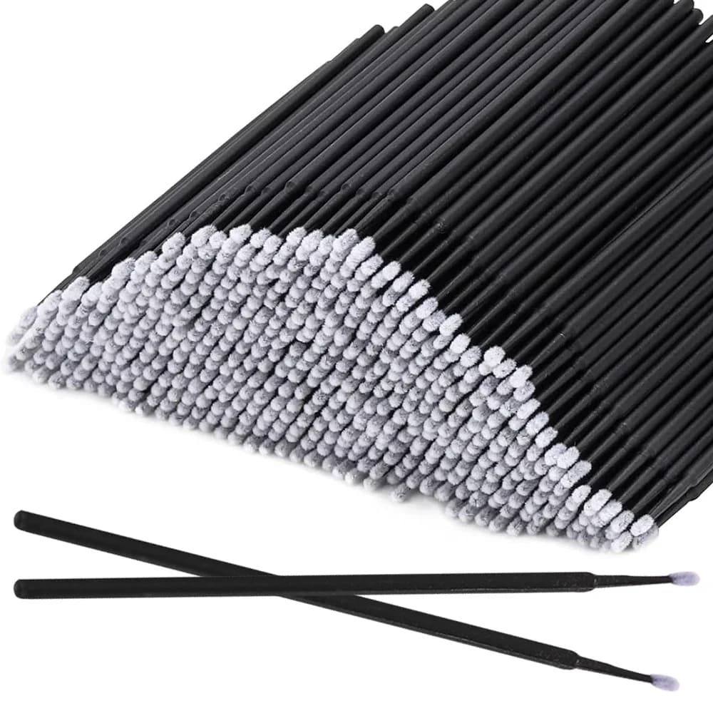 300pcs Individua Tool For Eyelashes Removing Disposable MicroBrush Eyelash Cleaning Brush Lash Extension Swab Micro Brushes