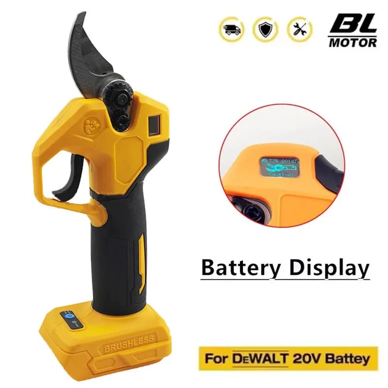 Fit for Dewalt 20V 18V Battery Electric Scissor Cordless Pruner Shears Branches Cutter Pruning Garden Power Tools