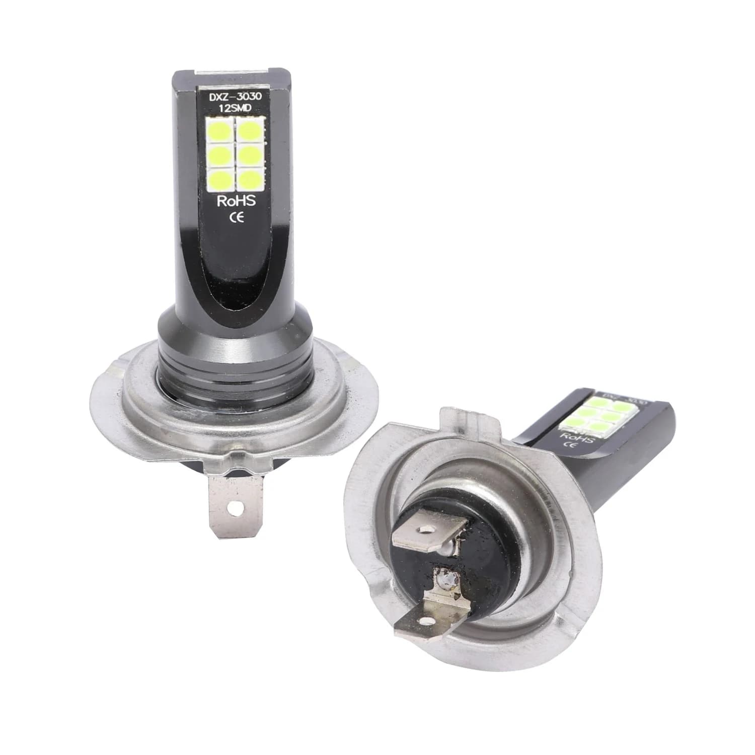 4PCs H7 LED Headlight Bulb Kit High Power 12V 55W Car Fog Lamp 6000K Super Bright Headlamp Bulbs Auto Fog Light Kit