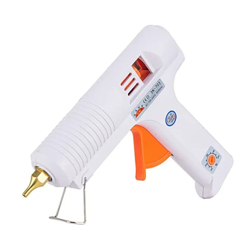 Pistola per colla a caldo da 110 W Pistola per colla ad alta temperatura regolabile Strumento di riparazione per innesto Pistola termica AC110-240V per colla stick da 11 mm