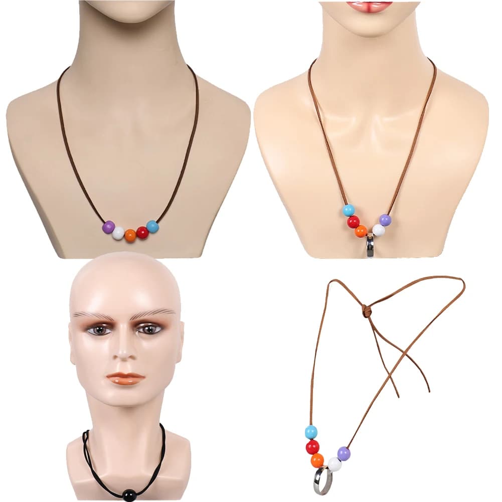 Collana cosplay per adulti Annabeth Chase Collane Percy Jackson Costume Donna Uomo Prop Carnevale di Halloween Accessori regalo fantasy