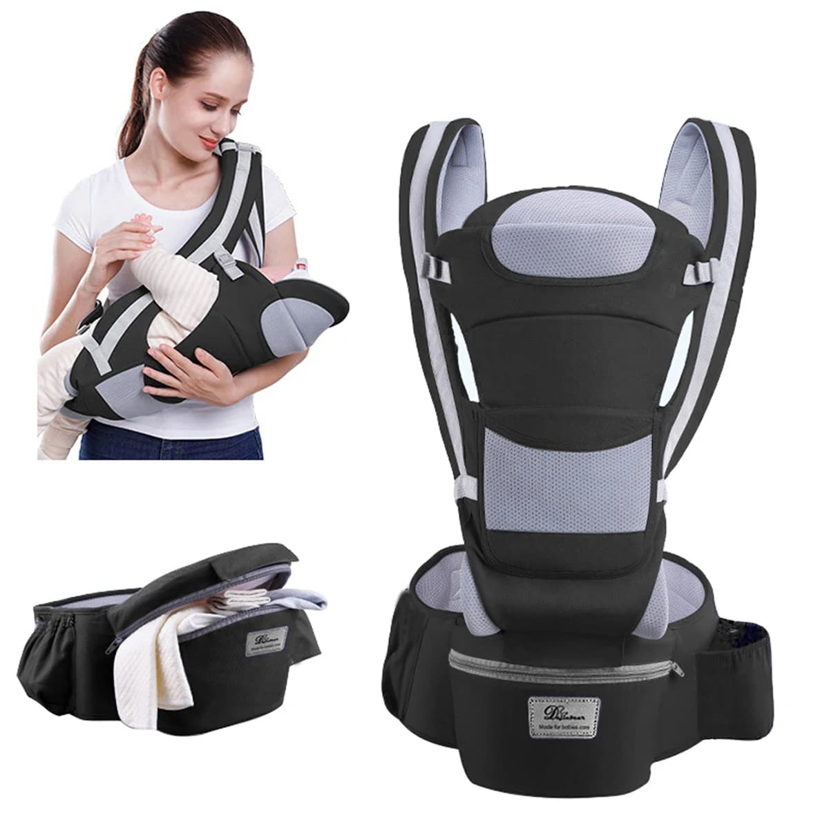 0-48M zaino ergonomico per marsupio marsupio per neonato marsupio anteriore ergonomico canguro Baby Wrap Sling Travel