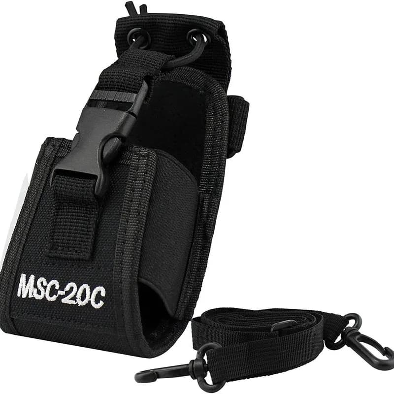MSC-20C Universal multipurpose nylon case with leather sole and backpack option Compatible with Quansheng TYT UV-5R